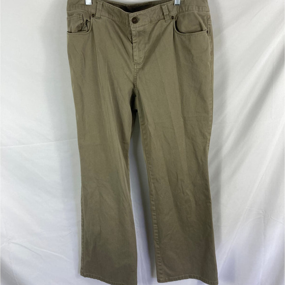 Chicos Cotton Workwear Pant Size 2 / Large - Picture 1 of 6